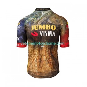 Homme Maillot vélo 2022 Team Jumbo-Visma N002